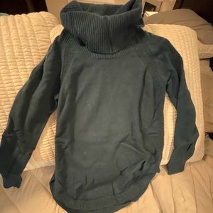 Loose turtleneck sweater